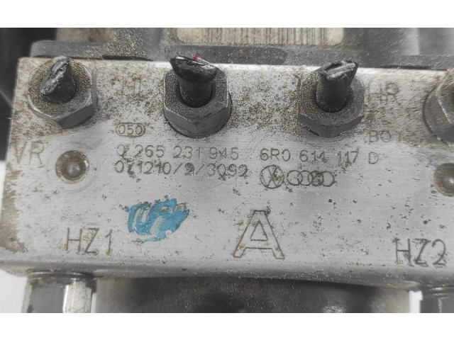 Блок АБС 0265231945, 6R0614117D Skoda Fabia Mk2 (5J) 2007 - 2014 года