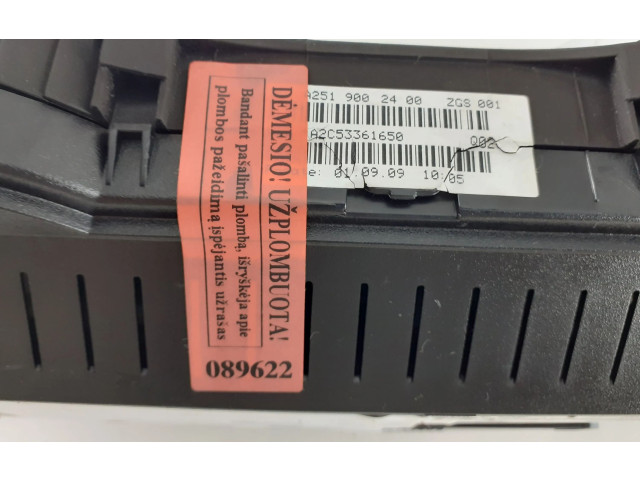 Панель приборов A2519002400   Mercedes-Benz R W251       