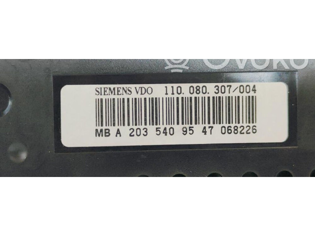 Přístrojová deska Mercedes-Benz C W203 2016 A2035409547