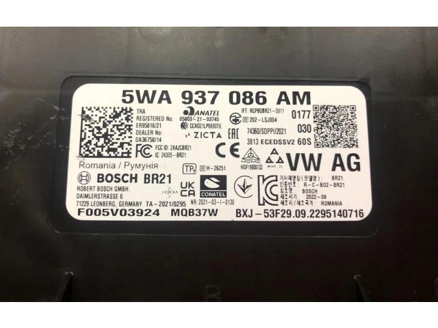 Блок комфорта 5WA937086AM Volkswagen Golf VIII