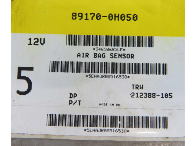 Блок подушек безопасности 89170-0H050   Peugeot 107