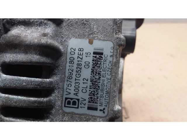 Генератор 757692180 Peugeot 308 1.6