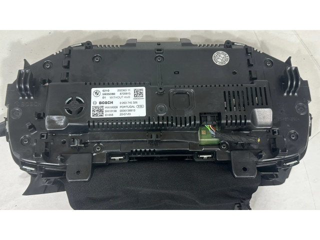 Přístrojová deska BMW X4 G02 2023 5B4A589, 5B35D80