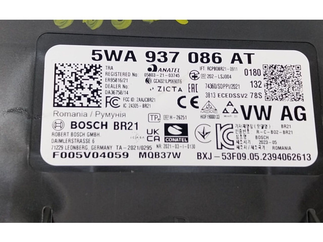 Блок управления 5WA937086BB, 5WA937086AT   Cupra Leon