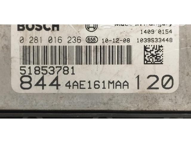 Комплект блоков управления 0281016236, 0281016236 Lancia Delta III