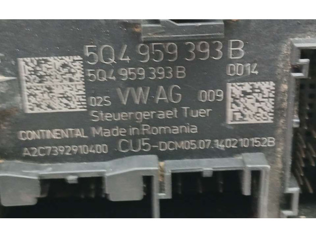 Блок управления 5Q4959393B Skoda Octavia Mk3 (5E)