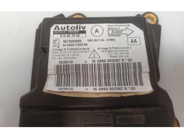 Блок подушек безопасности 9673393680   Citroen Berlingo