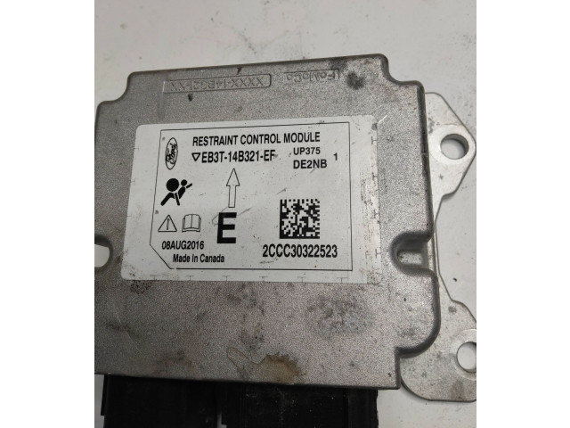 Блок подушек безопасности EB3T14B321EF, 08AUG2016 Ford Ranger