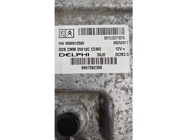 Блок управления двигателя Hw9666912580, LL62SZ8Z   Citroen C8