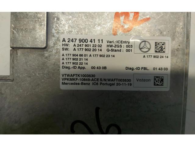 Řídící jednotka a2479004111 Mercedes-Benz B W247 2019