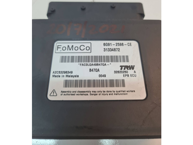 Форсунка 6G912598CE, 31334872    Volvo V70  D4204T 