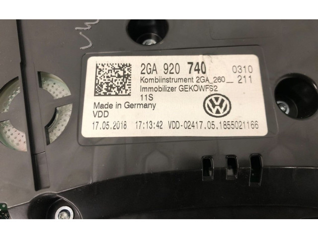 Přístrojová deska Volkswagen T-Roc 2018 2GA920740, 2GA920740