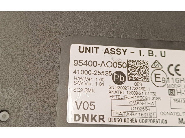 Блок управления 95400AO050, D192564 KIA Niro