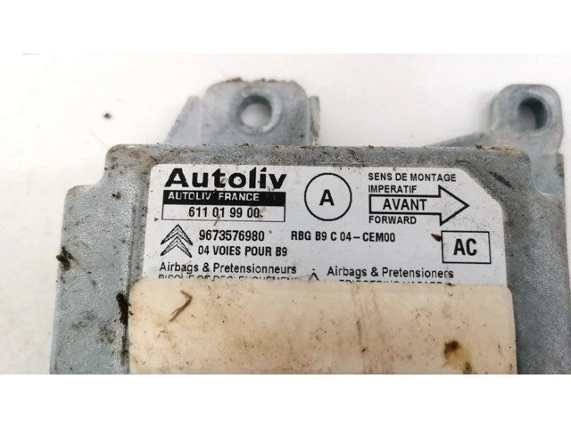 Блок подушек безопасности 9673576980, 611019900 Citroen Berlingo