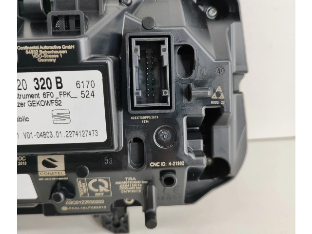Панель приборов 6F0920320B, A3C0793100109   Seat Tarraco       