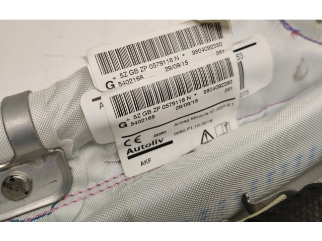 Боковая подушка безопасности 9804092380 Peugeot 2008 I