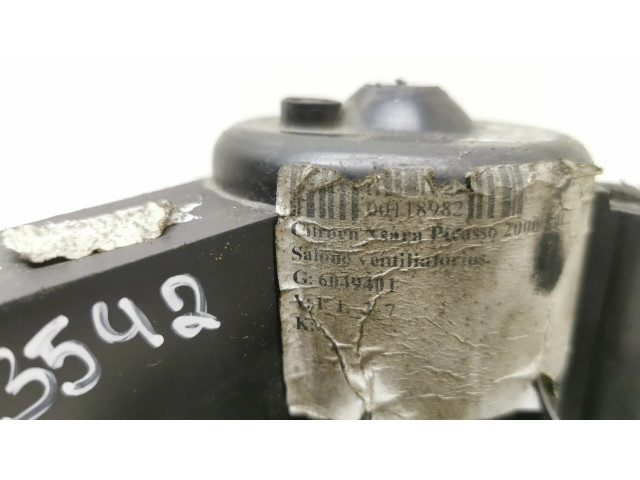 Вентилятор печки 6049401 Citroen Xsara Picasso