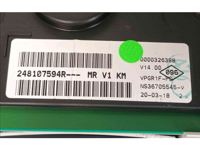 Панель приборов 248091950R   Dacia Lodgy       