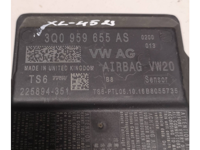 Блок подушек безопасности 3Q0959655AS, 225894351 Skoda Octavia Mk3 (5E)