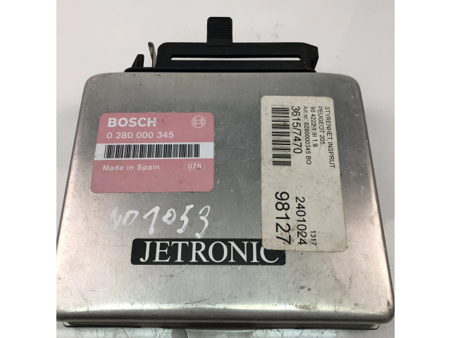 Řídící jednotka 0280000345 Peugeot 106 1993