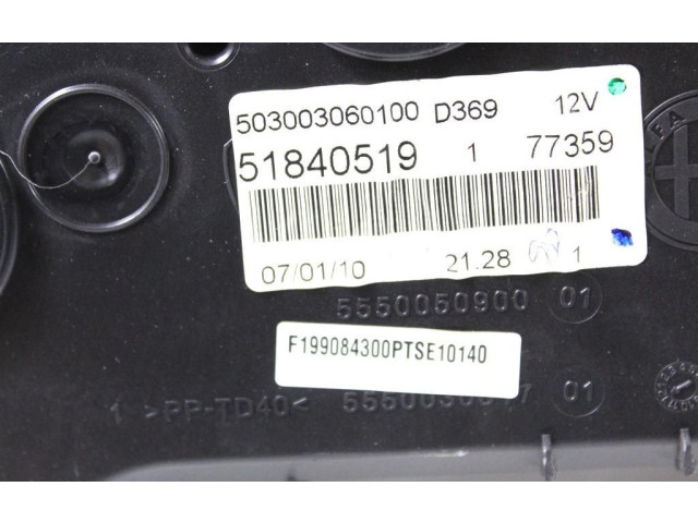 Přístrojová deska Fiat Punto Evo 2010 51840519