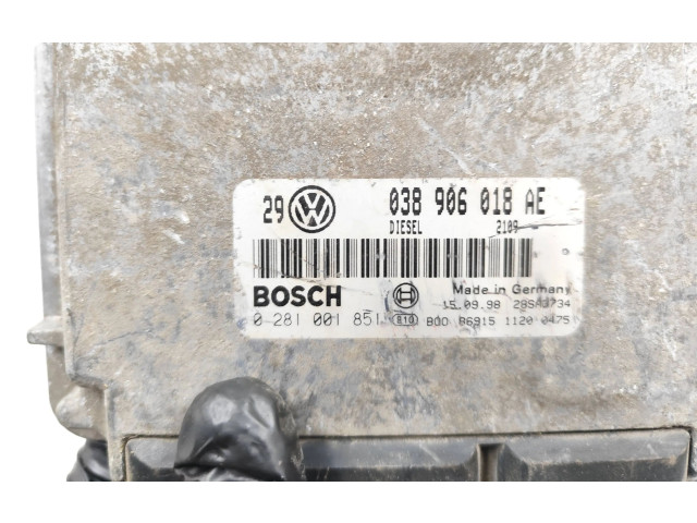 Řídící jednotka 038906018AE, 28SA3734 Volkswagen Bora 2001