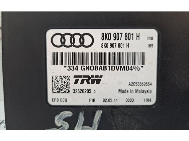 Модуль управления ручным тормозом 8K0907801H, 8K0907801H Audi A5 Sportback 8TA