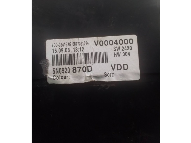 Přístrojová deska Volkswagen Tiguan 2009 5N0920870D, 5N0920870D