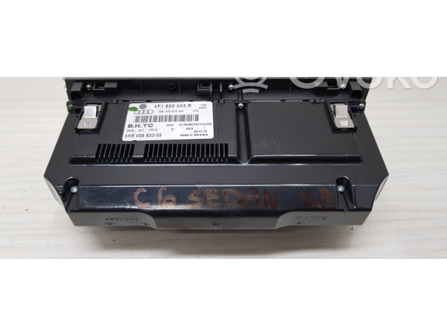 Přístrojová deska  Audi A6 S6 C6 4F 2007 4F1820043R, 4F0910043  