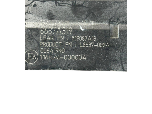 Блок предохранителей 519087A18, 8637A319 Citroen C-Crosser