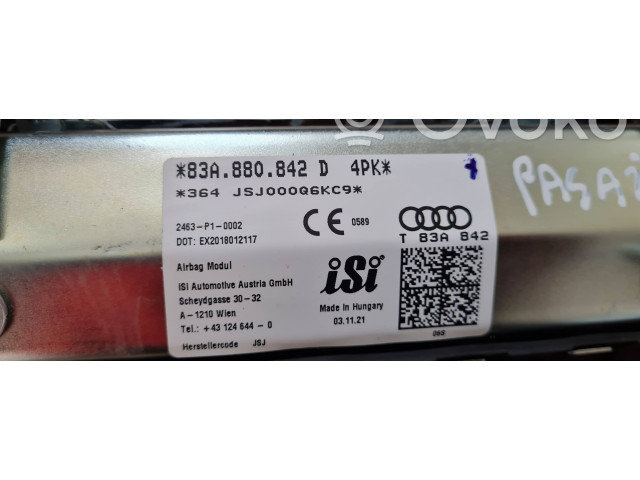 Подушка безопасности для колен 83A880842D   Audi Q3 F3