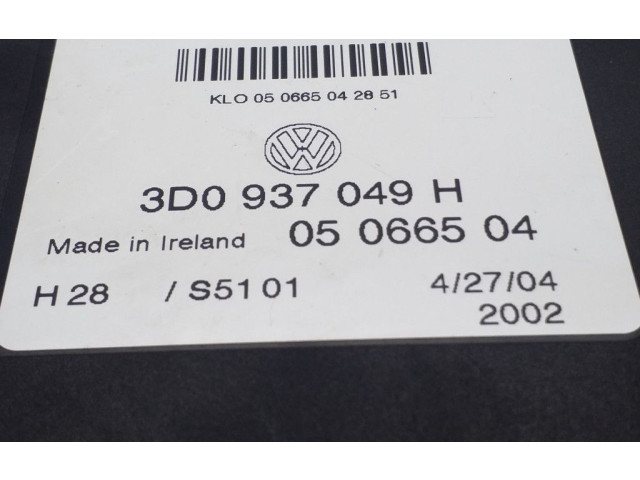 Блок управления 3D0937049H, 05066504 Volkswagen Phaeton