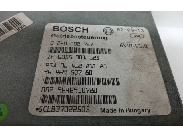 Блок управления коробкой передач 9641281180, 9646950780 Citroen C5