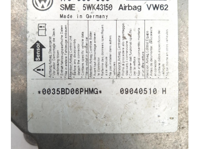 Блок подушек безопасности 1T0909605, 5WK43150   Volkswagen Touran I