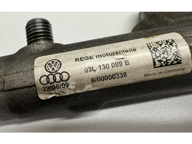 Топливная рампа 03L130089B, 03L125A Volkswagen Golf VI для двигателя CAYC