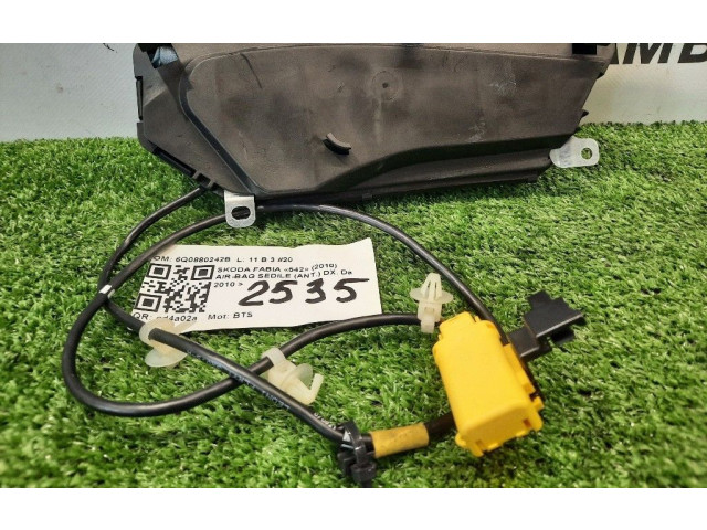Подушка безопасности в сиденье 6Q0880242B, 6Q0880242B   Skoda Fabia Mk2 (5J)