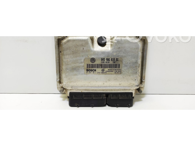 Блок управления двигателя 045906019BG, 0281011244   Seat Ibiza III (6L)