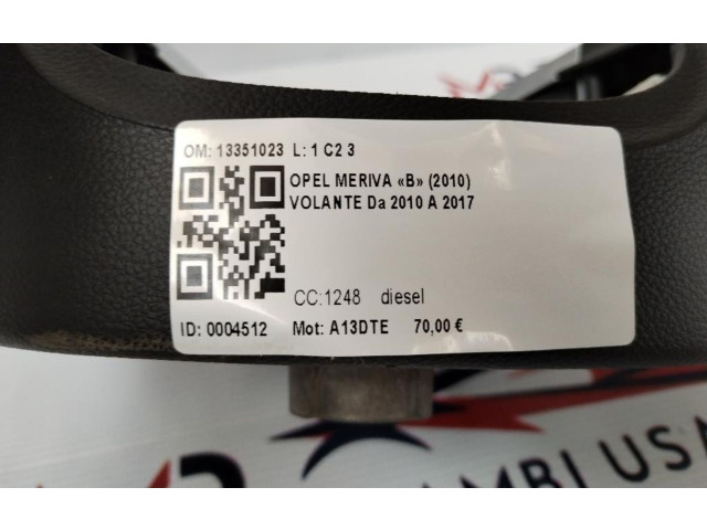Руль Opel Meriva B 2010 - 2016 года 13351023, 13351023