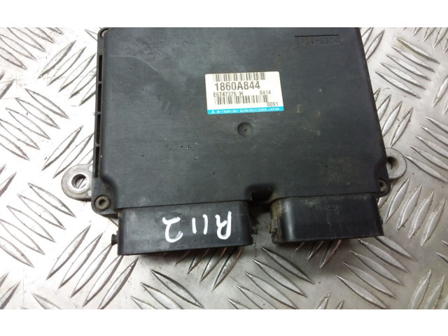 Блок управления двигателя 1860A844, E6T47376H Mitsubishi Outlander
