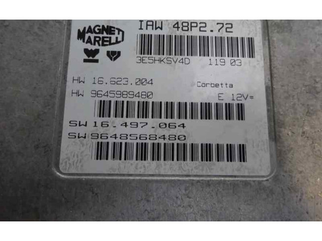 Řídící jednotka Citroen C3 Pluriel 2002