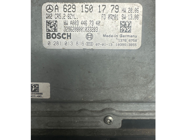 Řídící jednotka A6291501779, 0281013816 Mercedes-Benz GL X164 2007