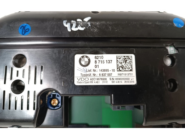 Přístrojová deska BMW X1 F48 F49 2018 8715137