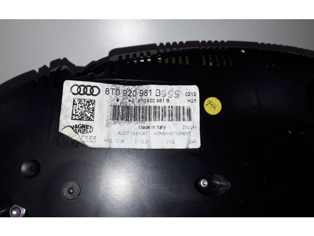 Панель приборов 8T0920981B   Audi A5 8T 8F       