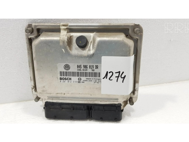 Блок управления двигателя 045906019BR, 1039S11626 Skoda Fabia Mk1 (6Y)