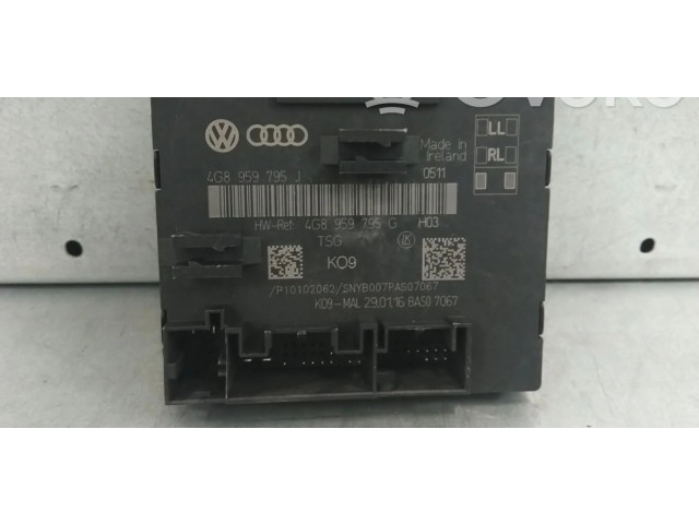 Блок подушек безопасности 4G8959795G   Audi A6 S6 C7 4G