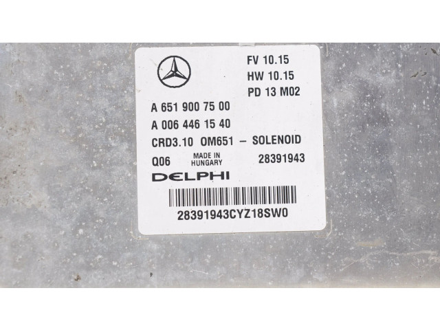 Řídící jednotka A6519007500, A0064461540 Mercedes-Benz E C207 W207 2013