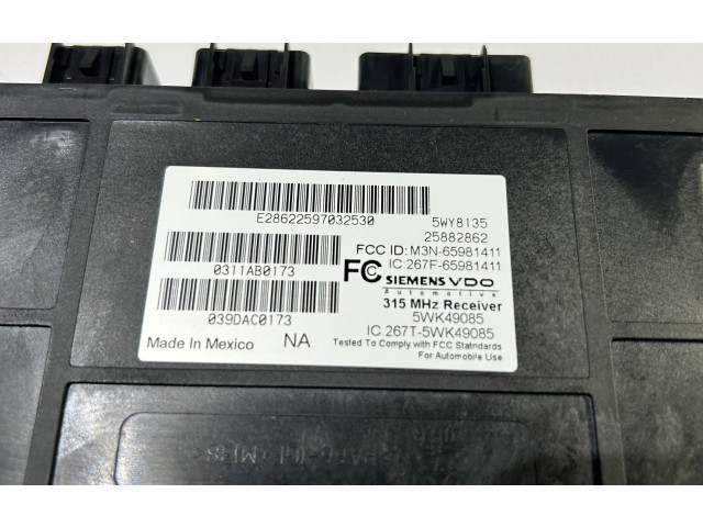 Блок управления 25882862 Chevrolet Corvette C6