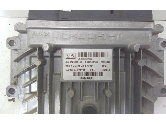Řídící jednotka 9664437280, 9663548180 Peugeot 307 2007