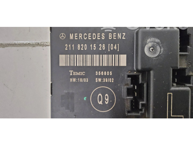 Блок управления дверью 2118201526, 356805   Mercedes-Benz E W211