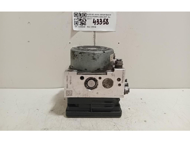 Блок управления АБС 3Q0614517F, 3Q0614517F Audi A3 S3 8V